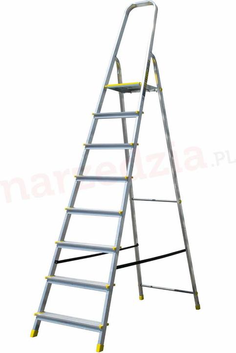 Produktbild Metalkas BAYERSYSTEM ALUMINIUMLEITER 120kg 8 STUFEN (11 cm)