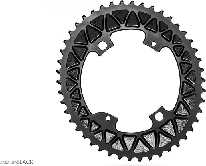 Image du produit AbsoluteBLACK aBLACK ROAD RUND 110/4BCD Shimano DA R9100 ULT R8000 52 Teeth DIFFERENT COLORS (52)