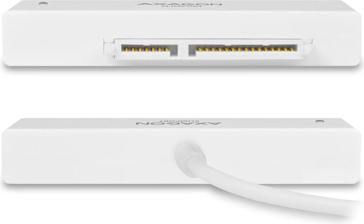 Produktbild Axagon ADSA-1S6 SLIMPort Adapter, USB 2.0, 2,5" SSD/HDD, SATA - mit Case (2.5")