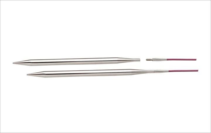 Actual product image Knitpro Interchangeable circular knitting needles Nova metal