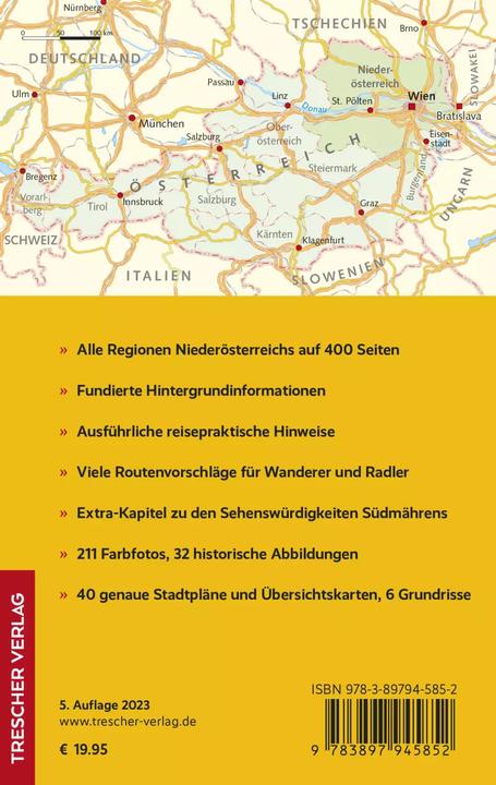 Image du produit Reiseführer Niederösterreich (Allemand, Gunnar Strunz, 2023)