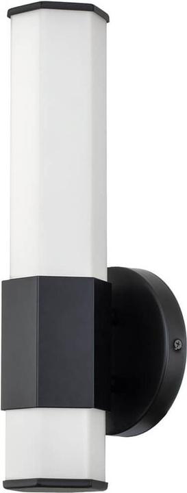 Image du produit Elstead Lighting Facet LED Applique murale noir mat opale gravé IP44 (1080 lm)