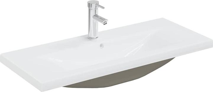 Produktbild VidaXL Waschbeckenunterschrank mit Einbaubecken und Wasserhahn Bad Waschtisch
