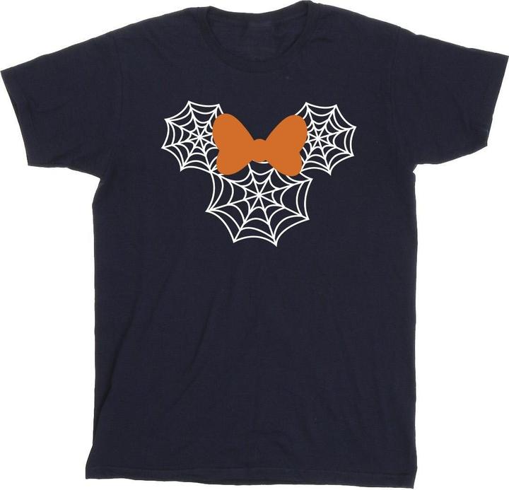 Actual product image Disney Mens Minnie Mouse Spider Web Head T-Shirt (4XL)