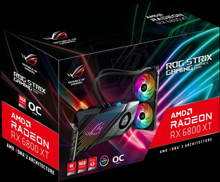 Actual product image ASUS Radeon ROG STRIX LC RX 6800 XT O16G GAMING (16 GB)