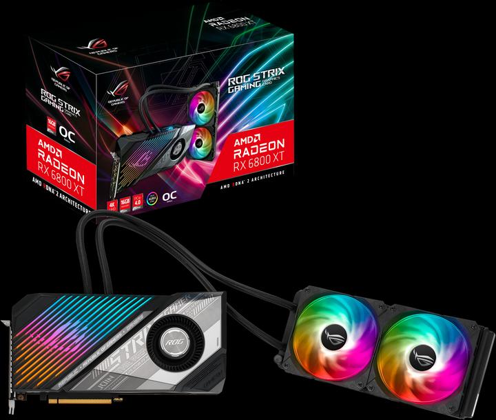 Actual product image ASUS Radeon ROG STRIX LC RX 6800 XT O16G GAMING (16 GB)
