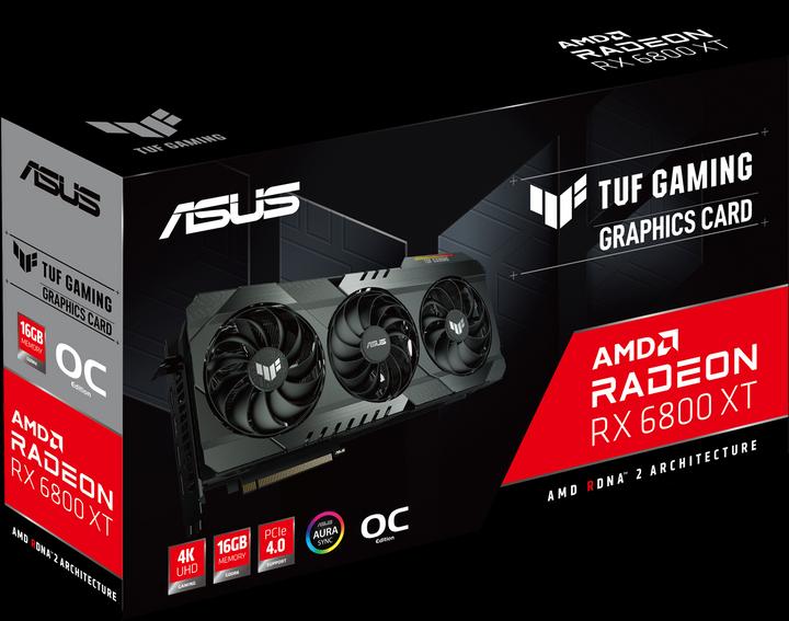 Actual product image ASUS Radeon TUF RX 6800 XT O16G GAMING (16 GB)