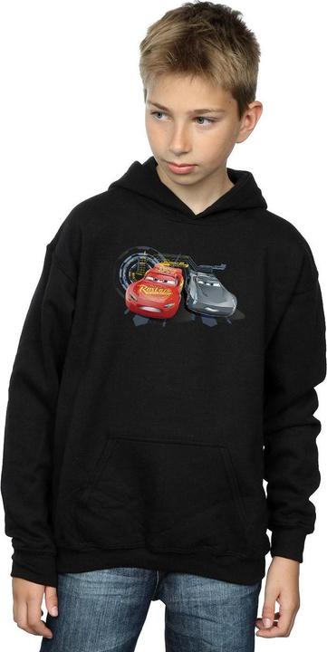 Actual product image Disney Boys Cars Lightning Vs Storm Hoodie (140, 146)