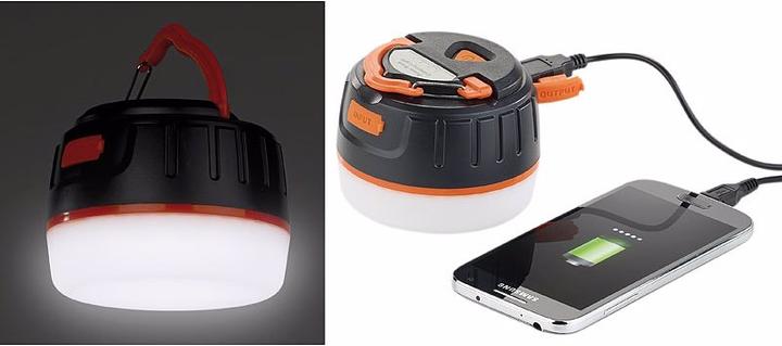 Produktbild Semptec 3in1-Campinglaterne mit Deckenlicht & USB-Powerbank