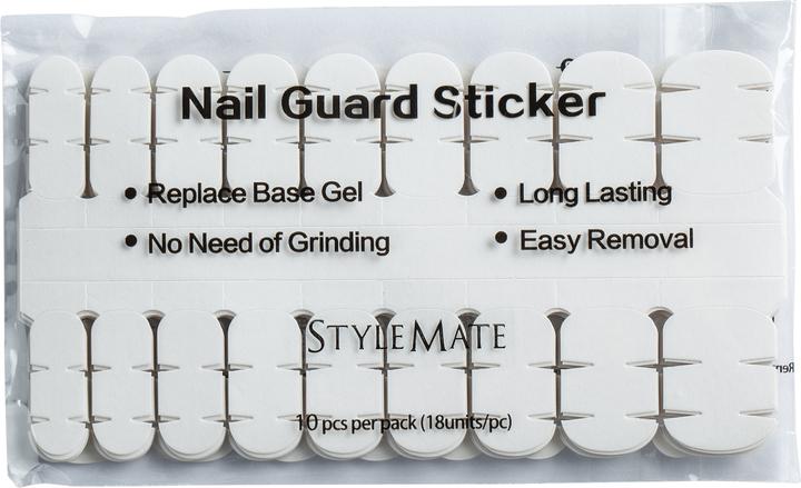 Actual product image Trisa Nail Guard Sticker