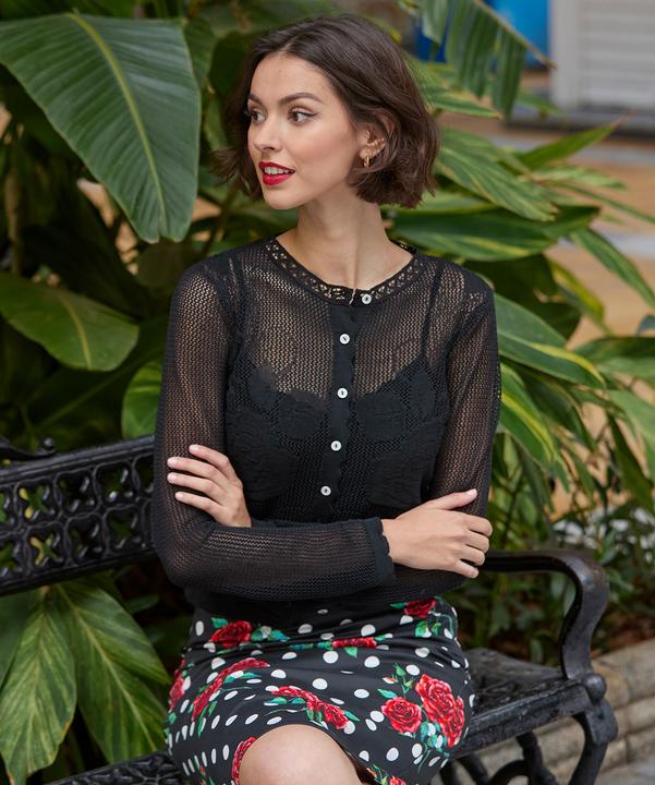 Immagine prodotto Joe Browns Sheer Rose Lace Cardigan (40)