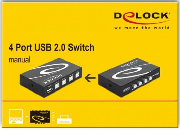 Actual product image Delock Umschalter