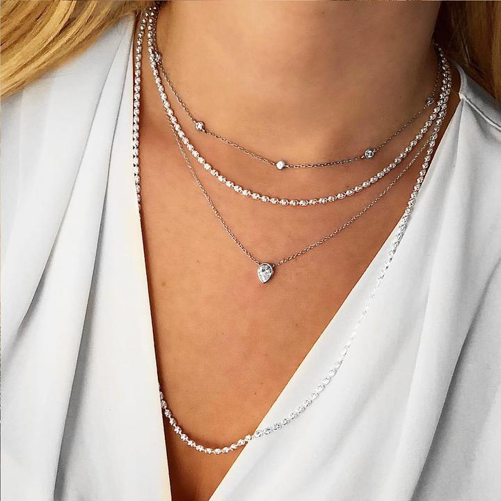 Image du produit Candy Collier Sparkle, argent sterling 925 (Argent massif de 925, Argent sterling 925, 60 cm)