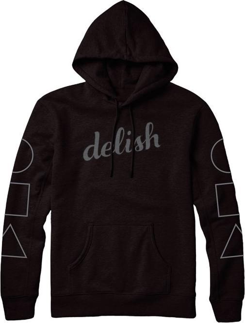 Delish 3M Refelctive Script Hoodie (L)