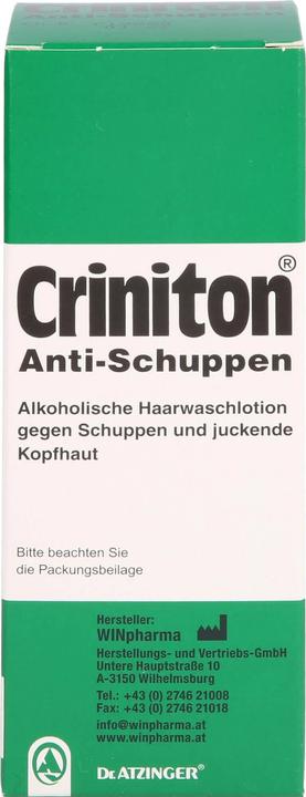 Produktbild Kanzlsperger Criniton Anti-Schuppen Haarwaschlotion, 125 ml Lösung (125 ml)