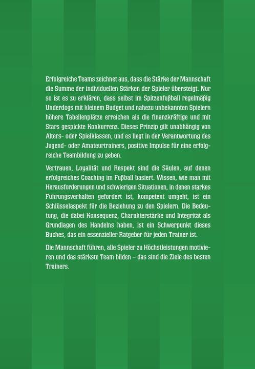 Produktbild Sei der beste Fussballtrainer (Deutsch, DeAngelo Wiser, 2017)