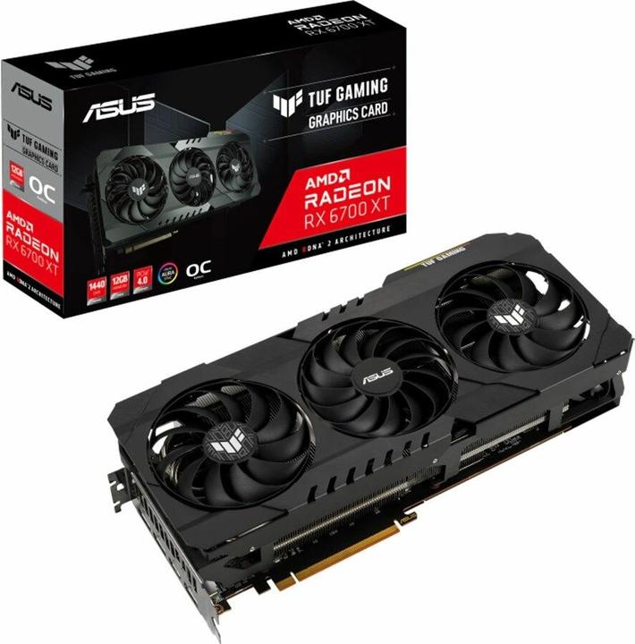 Image du produit ASUS TUF GAMING Radeon RX 6700 XT OC Edition (12 Go)