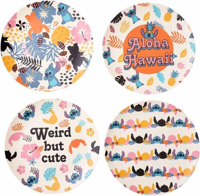 Image du produit Funko Lilo & Stitch : Assiette Aloha Hawaii (4 pièces)