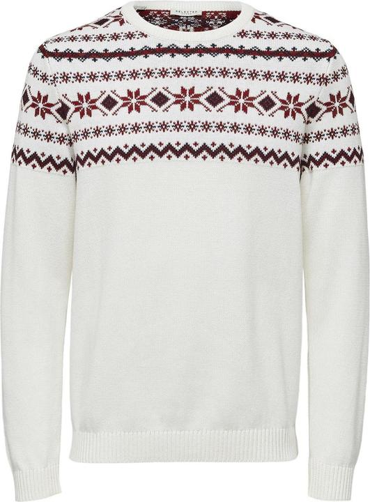 Selected Homme Pull de Noël en tricot (S)