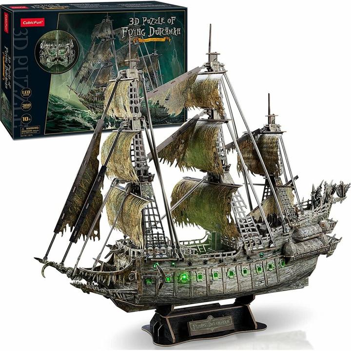 Image du produit Cubicfun CUBIC FUN 3D siaurapjūklis su LED "Skrajojantis olandas" (360 pièces)