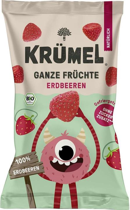 Produktbild Krümel KRUEMEL Ganze Frchte Erdbeeren Btl 10g (10 g)
