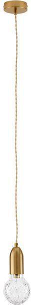 Actual product image Nova Luce VEDA pendant light G9 brass 120x9.5cm dimmable 9536412