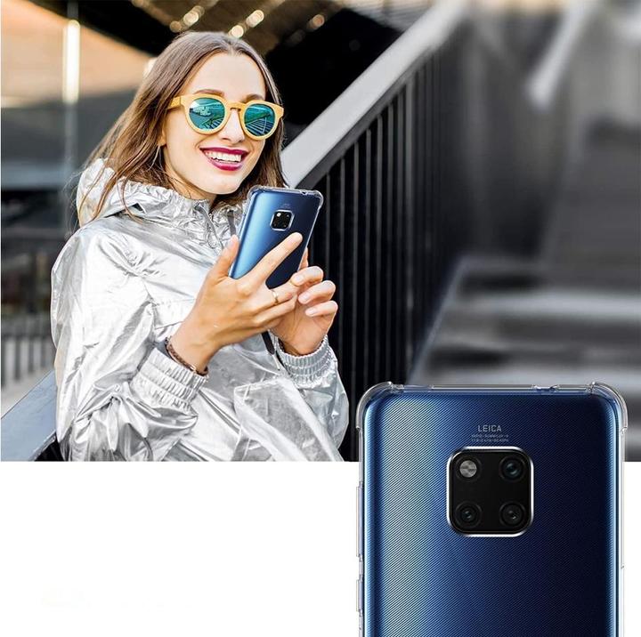 Actual product image Screenguard Huawei Mate 20 Pro Crystal Soft Airbag Bumper (Mate 20 Pro)