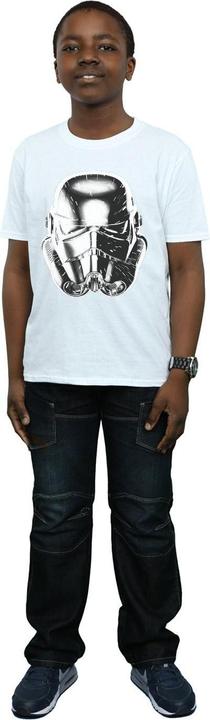 Image du produit Star Wars - T-shirt STORMTROOPER WARP SPEED HELMET - Garçon (140, 146)
