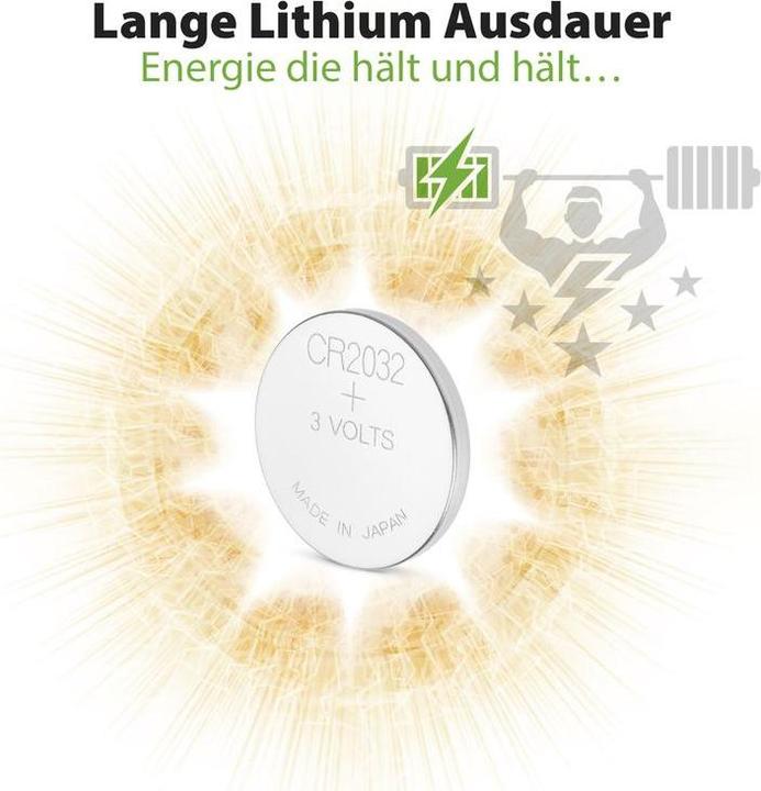 Image du produit GP Batteries Lithium CR2032 (2 pcs, CR2032, 220 mAh)