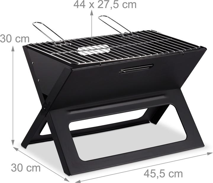Produktbild Relaxdays Klappgrill (44 cm)