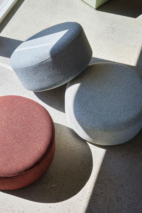 Actual product image Hübsch Marshmellow Pouffe Large Red