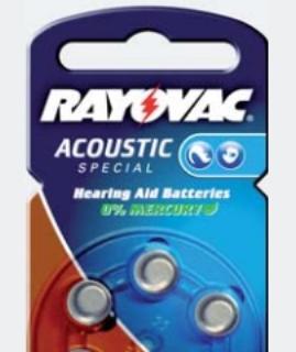 Image du produit Rayovac spécial acoustique (6 pcs, A312, 180 mAh)