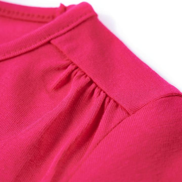 Immagine prodotto VidaXL Camicia a maniche lunghe per bambini rosa brillante 104,Materiale: 95% cotone (104)