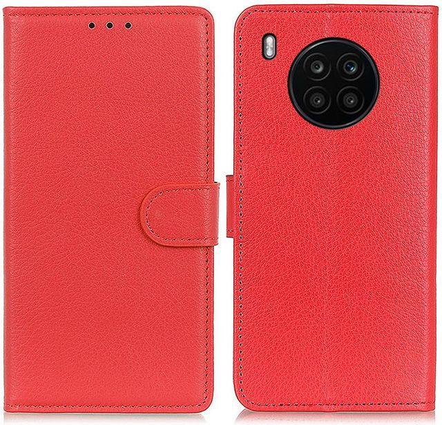Actual product image MU Classic Litchi Leather Bookcover Series (Honor 50 Lite, Huawei Nova 8i)