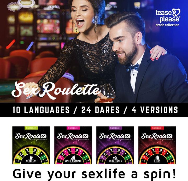 Productafbeelding Moodzz Sex Roulette Kamasutra (Diverse, Engels, Duits, Frans, Spaans, Zweeds, Italiaans, Pools, Russisch, Noors, Nederlands)