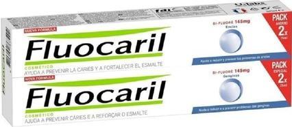 Actual product image Fluocaril Gum Toothpaste Bifluoride 145mg Pack 2 X 75ml (75 ml)