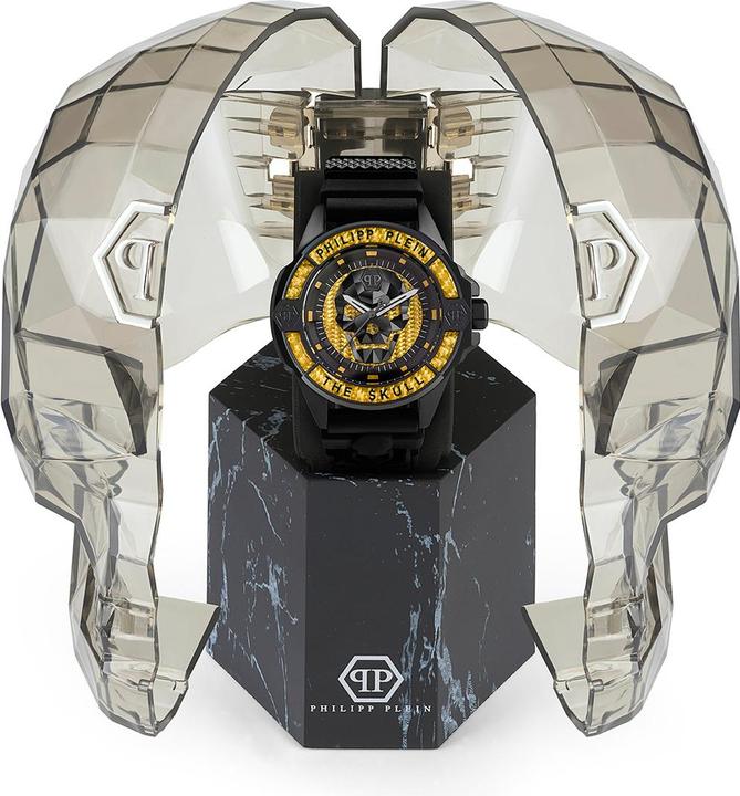 Image du produit Philipp Plein PWAAA1922 Le $kull fibre de carbone 44mm 5ATM (Montre analogique, 44 mm)