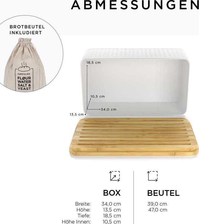 Immagine prodotto Lars Nysøm Cassetta del pane con tagliere