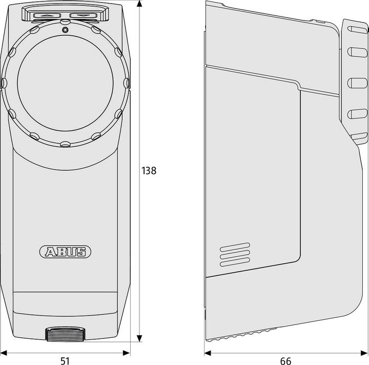 Actual product image Abus Door lock operator 10124