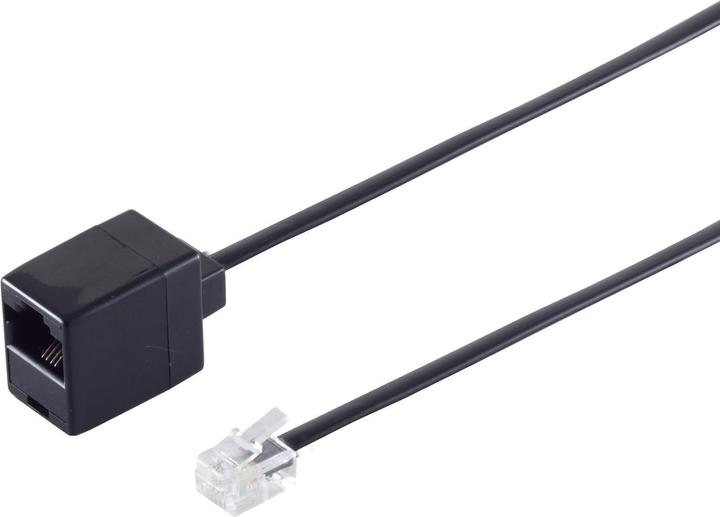 Actual product image Shiverpeaks S/CONN maximum connectivity Modular RJ ISDN telephone extension Western plug 6/4 to Western...