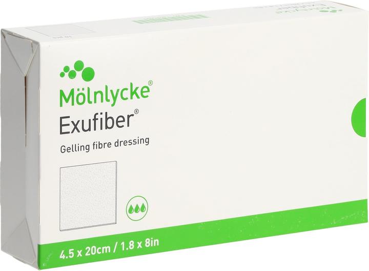 Produktbild Mölnlycke Exufiber 4.5x20cm 10 Stk (498.67 ml)