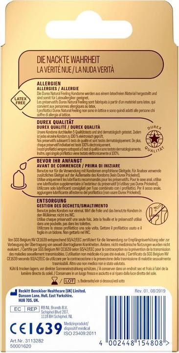 Productafbeelding Durex Natuurlijk gevoel (10 Pcs.)