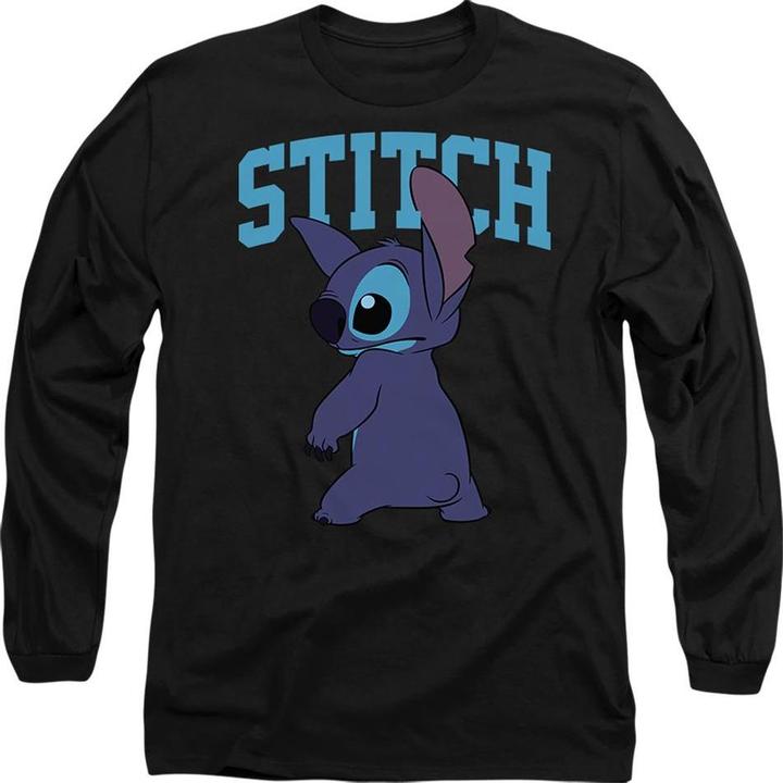 Actual product image Lilo & Stitch Unisex Adult Classic Pose T-Shirt (L)