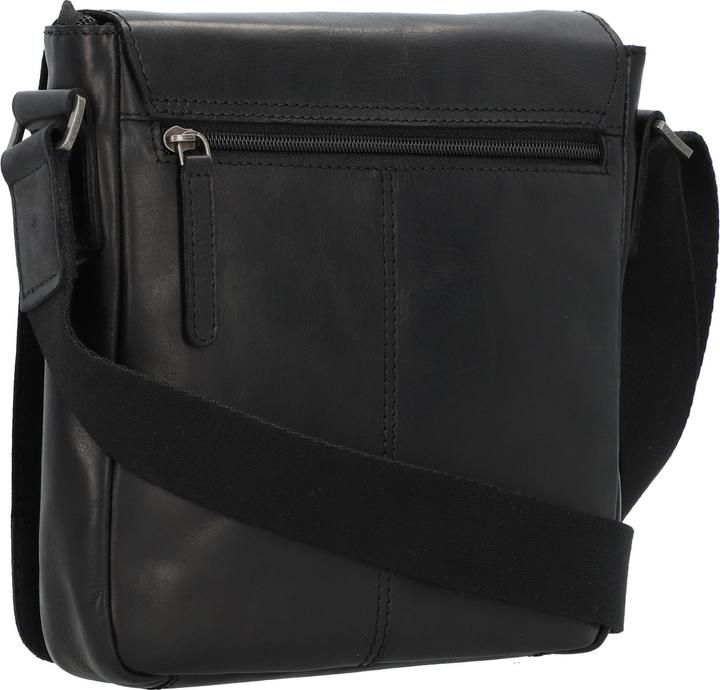 Produktbild Greenburry Pure Black Umhängetasche Leder 22 cm