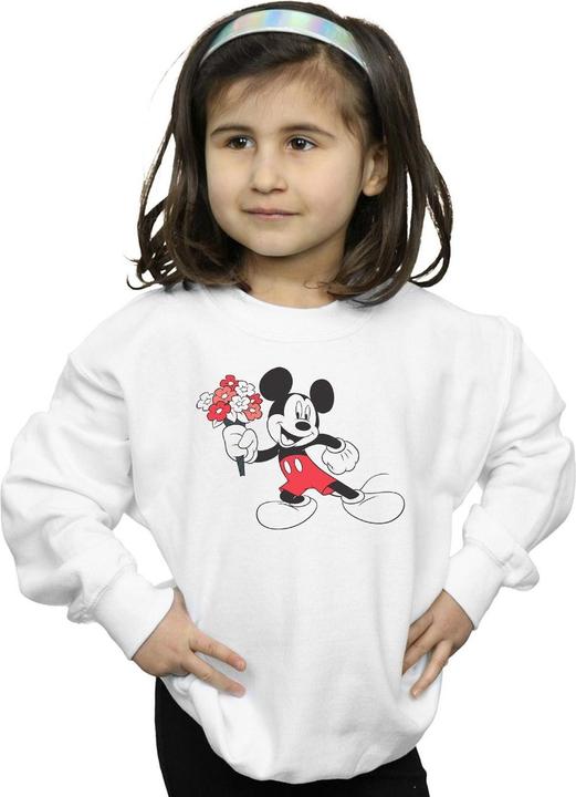 Produktbild Disney Mickey Mouse Flowers Sweatshirt Mädchen (140, 146)