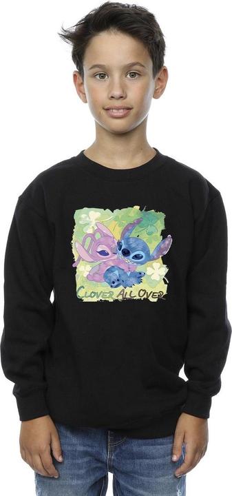 Immagine prodotto Disney Lilo And Stitch St Patrick's Day Clover Felpa Ragazzi (140, 146)