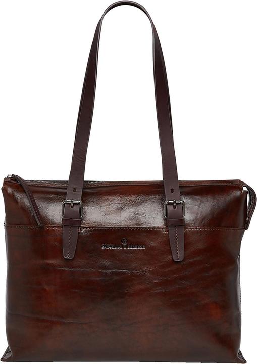 Castelijn & Beerens & Beerens - Rien Laptop schoudertas 15,6 + tablet RFID | cognac -