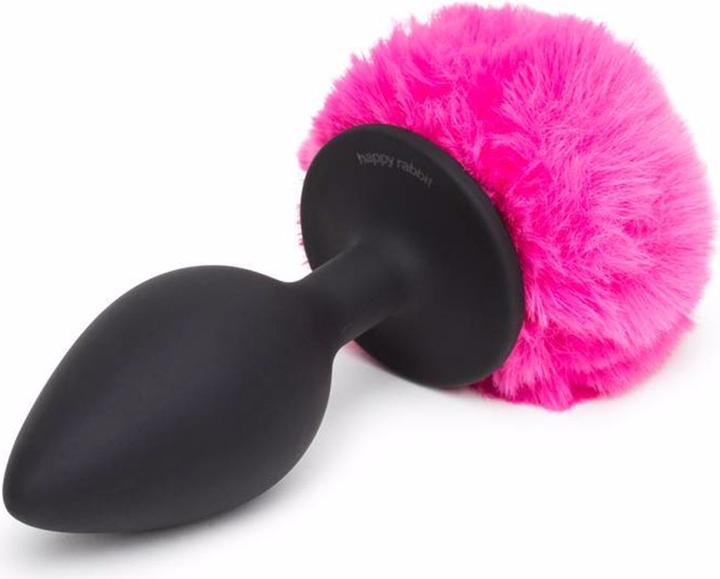 Immagine prodotto Happy Rabbit Butt Plug non vibrante grande nero/rosa