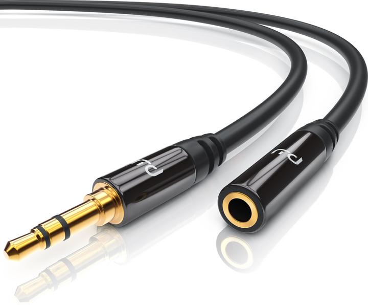 Produktbild Primewire 3,5mm Klinke Audio Kabel, AUX, HiFi Audio Klinkenkabel / Verlängerungskabel (0.50 m, 3.5mm Klinke (AUX))