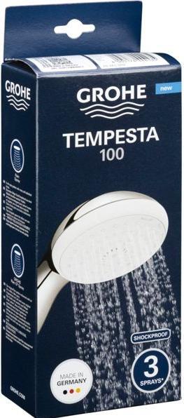 Produktbild Grohe Tempesta 100 (3 Strahlarten, 12 l/min)